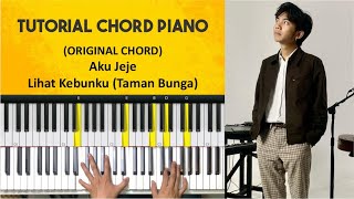 Tutorial Chord Piano Aku Jeje - Lihat Kebunku (Taman Bunga) Chord Asli