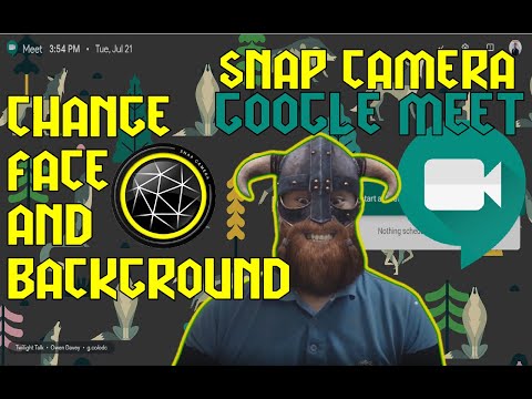 Video How To Change Faces & Add Backgrounds with Google Meet - youtube