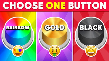Kies één knop! Regenboog-, gouden of zwarte editie 🌈⭐️🖤 Fox Quiz