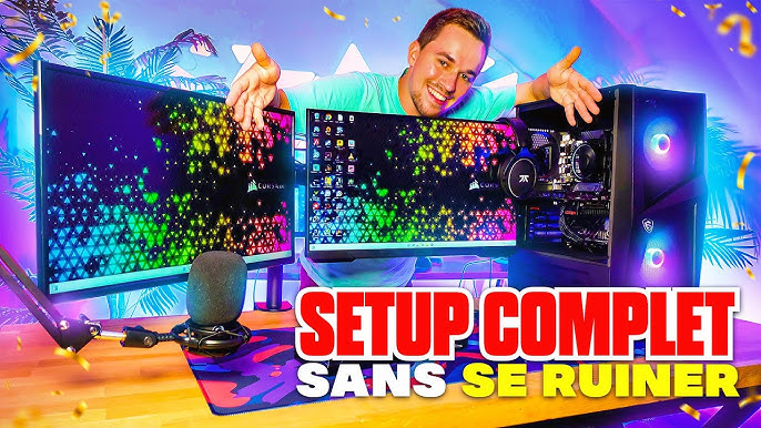 SETUP GAMING COMPLET PAS CHER + PC GAMER ! (PC & PS5) 