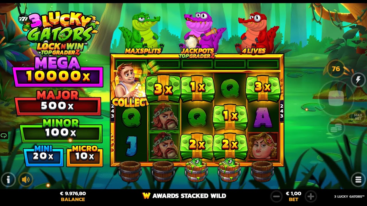3 Lucky Gators 🎰 Новый слот и бонусы | Pragmatic Play