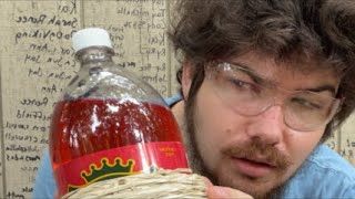 Rubber bands versus Canada dry soda ￼