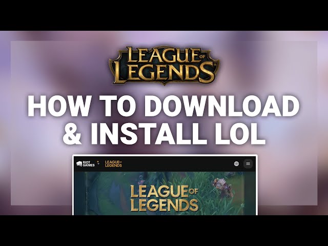 INSTALAR LEAGUE OF LEGENDS