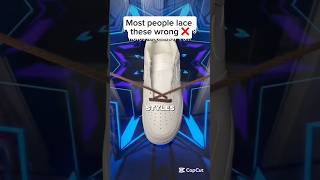 Air force 1 Shoe Lacing Styles (Best Way) #lace #tutorial