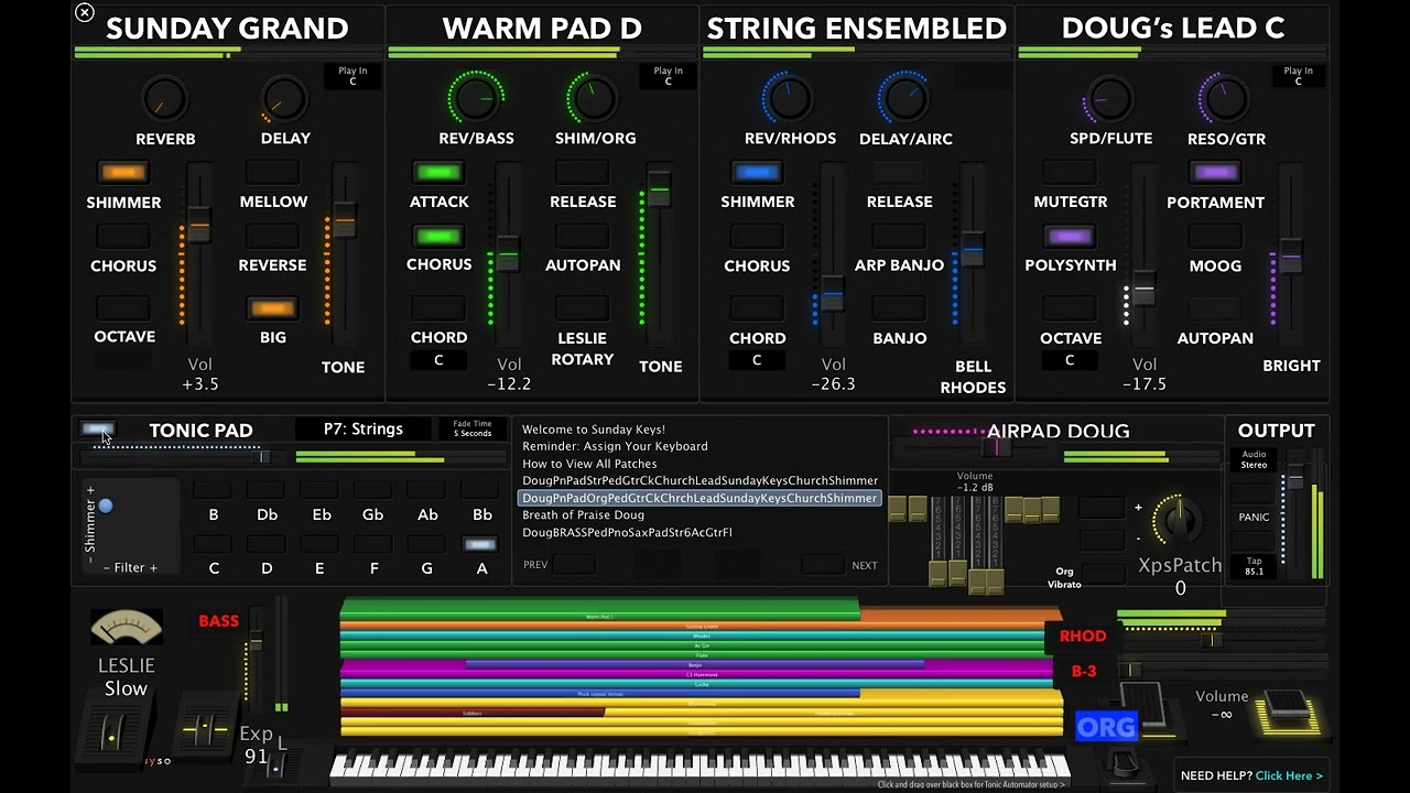 Do It Again cover Doug Orlando Worship Keys tutorial Screen Capture