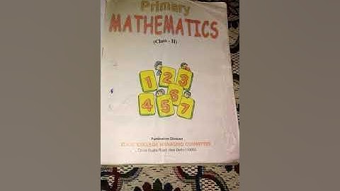 D.A.V Nahan class 2nd Maths primary mathematics (page no 108)