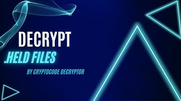 HELD Virus (.held files) Ransomware Removal and Recover Files Guide