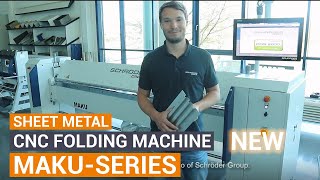 New Schroder MAKU Sheet Metal CNC Folding Machine | CNC Sheet Metal Folding Machine Program Tutorial