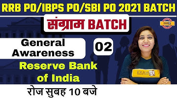 RRB PO/IBPS PO/SBI PO 2021 Batch | Class 02 | G.A | By Jyotsna Ma
