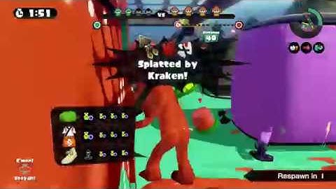 Splatoon - When you have two hackers on your team and everything is laggy