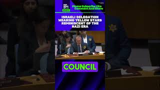 Israel Shocks Un With Yellow Stars, Condemning Hamas