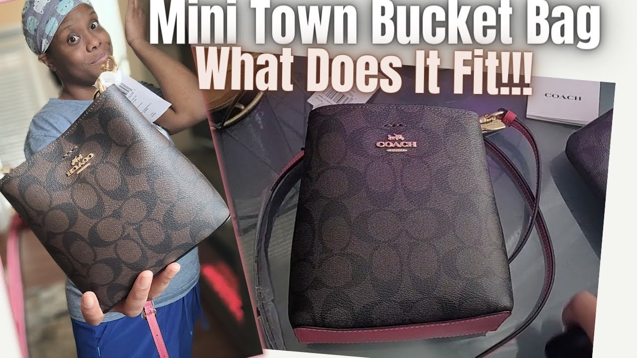 What Fits in my Mini Town Bucket Coach Bag 