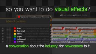 So You Want To Do Visual Effects