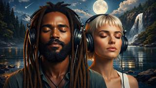 Sia ft. Damian Marley – Moonlit Harmony 🎧🌕 | A Soulful Night Duet by the Waterfall