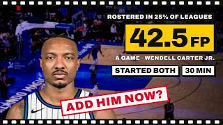 Wendell Carter Jr. Is Free in 75% of Leagues: 9 Waiver Adds After Week One | Fantasy Basketball