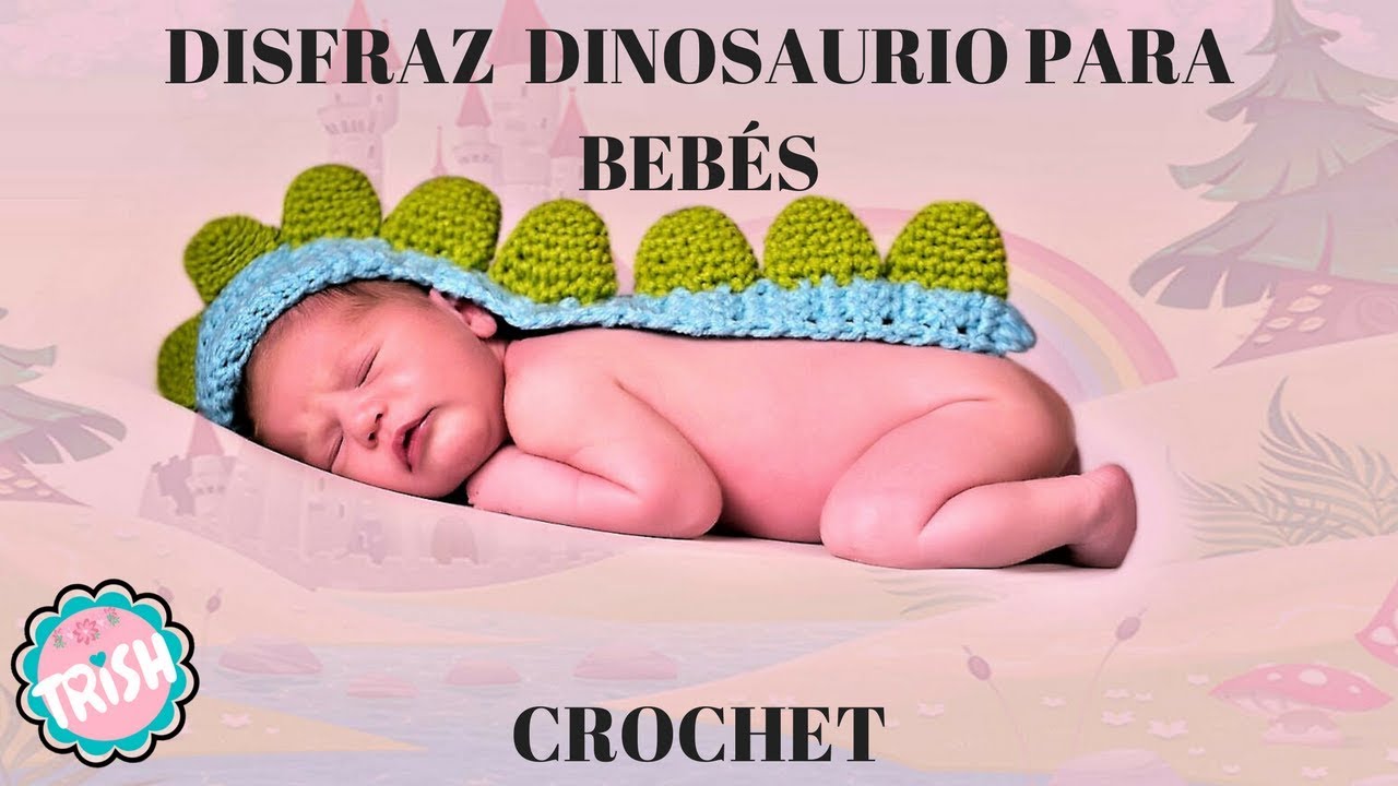 Disfraz de dinosaurio de ganchillo para recién nacido, accesorios de  fotografía hechos a mano, accesorios para bebés (1-12 meses)