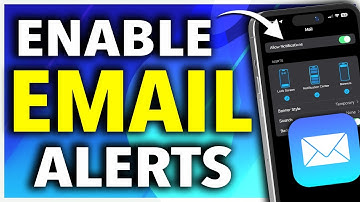 How To Turn On Email Alert Notifications On iPhone