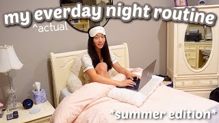 my productive summer night routine