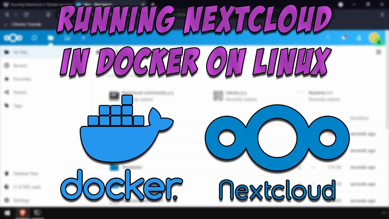 Running Nextcloud in Docker on Linux - YouTube