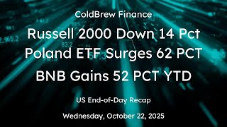 Stock Market Wednesday: Recap of US Stocks, Crypto, FX, Commodities for Weds, Oct 22, 2025