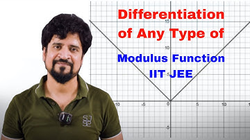 Differentiation of Any Type of Modulus Function | IIT JEE | Manoj Tiwary