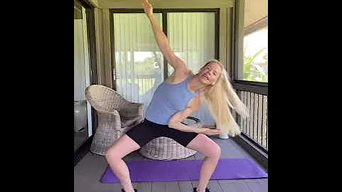 Quick standing skinny waist and abs series.