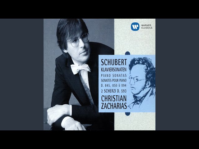 Schubert - Sonate pour piano D.894:Allegretto final : Christian Zacharias, piano