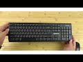 Tastatura + mouse fara fir Defender Harvard C-945 / Membrana thumbnav video 1