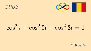 International Mathematical Olympiad, 1962, problem 4 (proposed by Romania) Net Worth