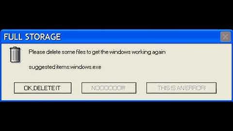 WINDOWS XP ERROR COLLECTION