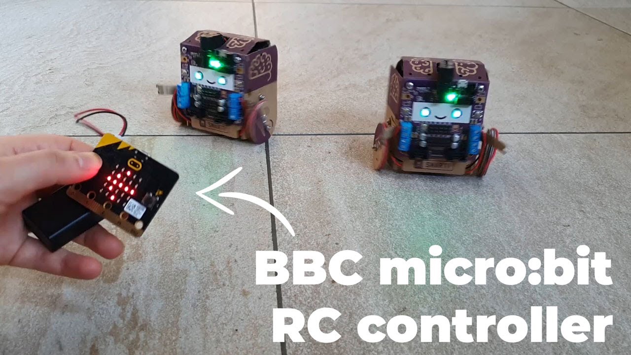 How to control a robot with a BBC micro:bit (or many robots) 