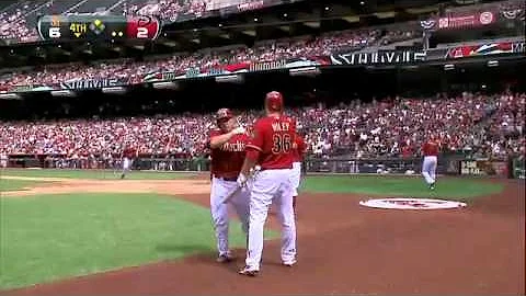 2012/04/08 Overbay's two-run double