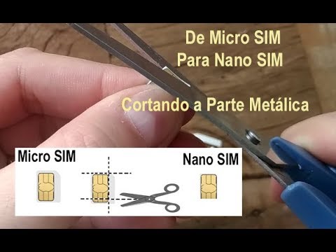 Vídeo: O micro sim pode ser cortado para nano?