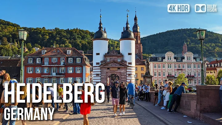 Heidelberg Historic Town-  Germany - 4K Walking Tour