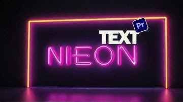 How To Make Neon Text Effect In Premiere Pro | Neon Text Tutorial