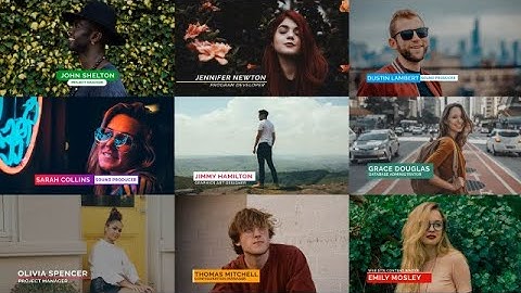 Creative Lower Thirds V.7 Motion Graphics Templates