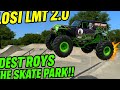 Grave Digger vs. Skate Park: The Ultimate RC Showdown