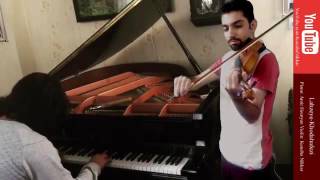 Video thumbnail of "Lahzeye-Khodahafezi - Violin & Piano - Kousha Nikkar - Amir Houtyanpour"