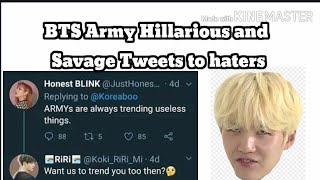 BTS Army Savage and Hillarious Response to Haters