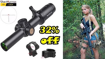 WESTHUNTER HD IR Compact Hunting Scope Tactical Rifle Scopes New