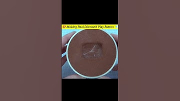 🤩 Making Real Diamond Play Button 💎 #shorts
