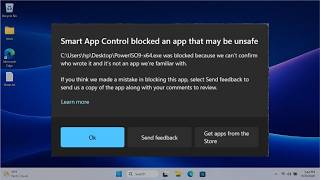 Windows Smart App Control Blocked This App? Fix "App May Be Unsafe" Error in Windows 11 screenshot 4