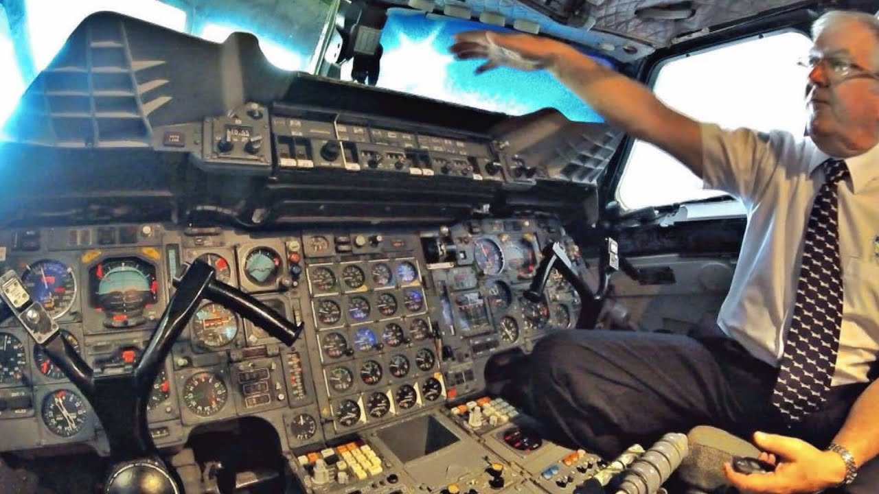 British Airways Concorde Detailed Cockpit Tour Cockpit Visit At Manchester Airport