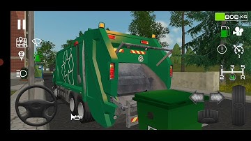 Trash Truck Simulator #4 - Android IOS gameplay walkthrough