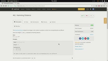 LeetCode 461 Hamming Distance