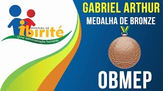 Gabriel Arthur Vicentini, Medalha de Bronze OBMEP