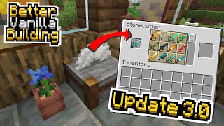I made the stonecutter the BEST block ever Update 3 0 BetterVanillaBuilding