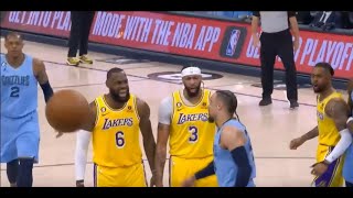 LEBRON JAMES \& AD INSULTED DILLON BROOKS! | LAKERS VS GRIZZLIES | 2023 NBA PLAYOFFS