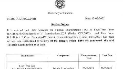 CU 4th sem new exam date 2025 || 4th sem exam date 2025 || Cu 4th sem exam notice || cu exam 2025