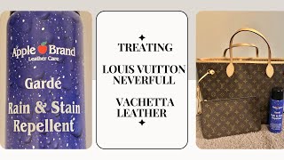 Treating Louis Vuitton NeverFull Vachetta Leather Straps | Steebree Otey